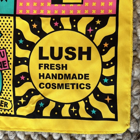 EUC Lush Cosmetics Congratulations Scarf - Picture 2 of 3